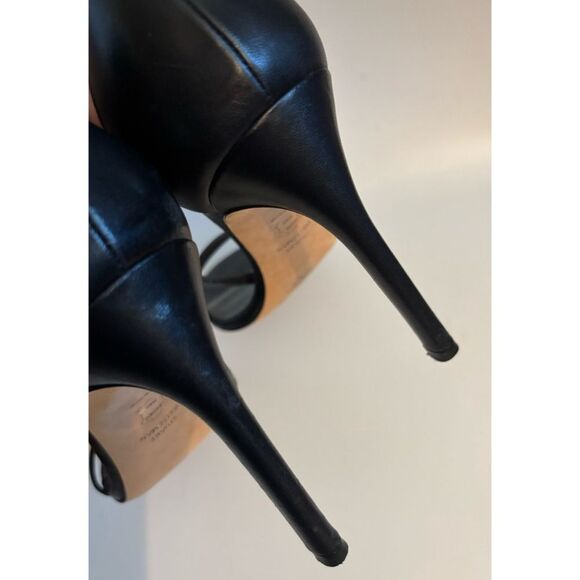 Stuart Weitzman Nudistsong Stiletto Sandals in Black Size 10 / Excellent - Picture 9 of 13